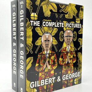 *SIGNED* GILBERT & GEORGE complete works 2 Hardcovers in carrier (NEW)